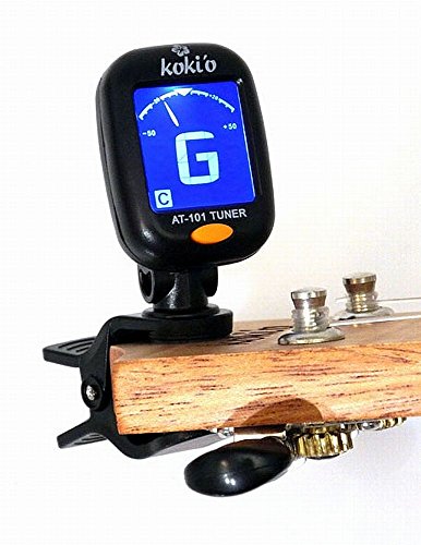 chromatisches Stimmgerät/Cliptuner koki'o AT-101 für Gitarre Bass Violine Ukulele von koki'o