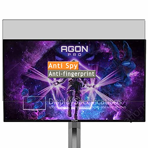Vaxson Anti Spy Schutzfolie, kompatibel mit AOC AGON Pro AG276QZD 26.5" Monitor, Displayschutzfolie Privatsphäre Schützen Bildschirmschutz [nicht gehärtetem Glas ] von kompatibel mit AOC AGON Pro AG276QZD