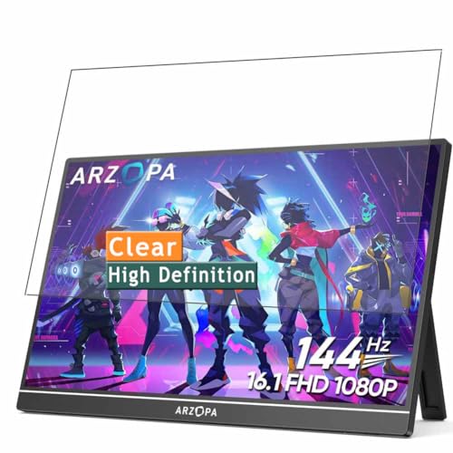 Vaxson 3 Stück Schutzfolie kompatibel mit ARZOPA Z1FC Portable Monitor 16.1" Display folie folien Displayschutzfolie （ nicht Panzer Schutz Glas folie SchutzGlas nicht PanzerGlas ） Update von kompatibel mit ARZOPA Z1FC