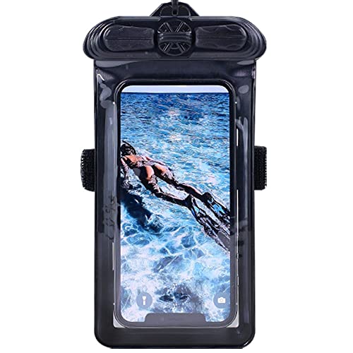 Vaxson Hülle Schwarz, kompatibel mit TIMMKOO Q5 MP3 Player, Wasserdichte Tasche Handyhülle Waterproof Pouch Case [nicht Displayschutzfolie Schutzfolie ] von kompatibel mit TIMMKOO Q5 MP3 Player