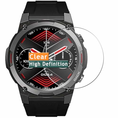 Vaxson 3 Stück Schutzfolie kompatibel mit ZEBLAZE VIBE 7 PRO smartwatch smart watch, Display folie folien Displayschutzfolie （ nicht Panzer Schutz Glas folie SchutzGlas nicht PanzerGlas ） von kompatibel mit ZEBLAZE VIBE 7 PRO smart watch