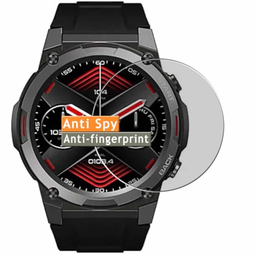 Vaxson Anti Spy Schutzfolie, kompatibel mit ZEBLAZE VIBE 7 PRO smartwatch smart watch, Display folie folien Displayschutzfolie （ nicht Panzer Schutz Glas folie SchutzGlas nicht PanzerGlas ） von kompatibel mit ZEBLAZE VIBE 7 PRO smart watch