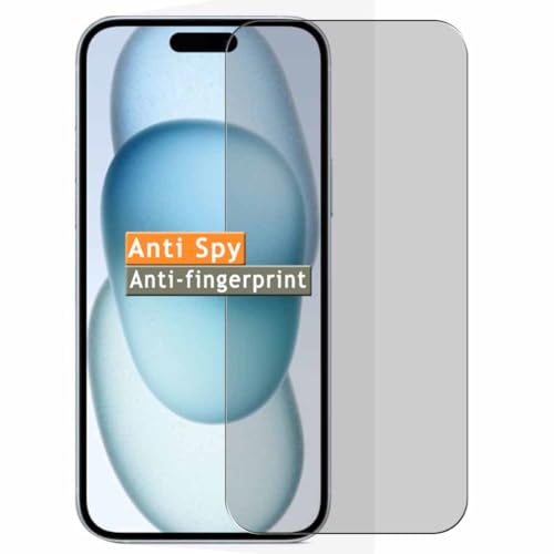 Vaxson Anti Spy Schutzfolie kompatibel mit iPhone 15 Display folie folien Displayschutzfolie （ nicht Panzer Schutz Glas folie SchutzGlas nicht PanzerGlas ） von kompatibel mit iPhone 15