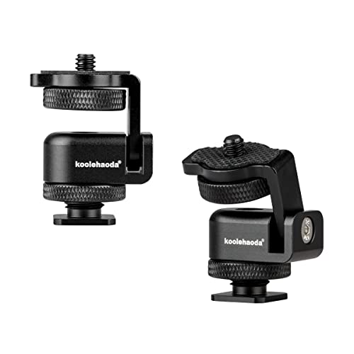 Koolehaoda 1/4" Cold Shoe Mount Adapter Kaltschuhadapter für Kamera, Käfig, Fotolicht und Mikrofon - 2 Packs Koolehaoda 1/4" Cold Shoe Mount Adapter Kaltschuhadapter für Kamera, Käfig, Fotolicht und Mikrofon - 2 Packs von koolehaoda