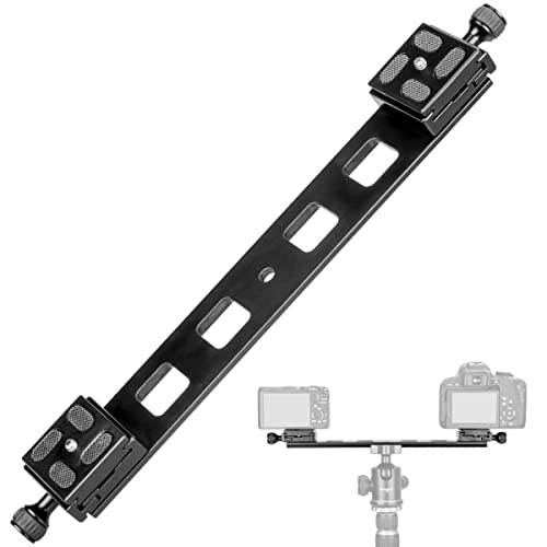Koolehaoda 300mm Schnellwechselplatte Quick Release Plate Schienenknotenhalterung mit Zwei Schnellwechselplattenklemmen Kompatibel Arca Swiss für DSLR-Kamera,Stativ, Kugelkopf Koolehaoda 300mm Schnellwechselplatte Quick Release Plate Schienenknotenhalterung mit Zwei Schnellwechselplattenklemmen Kompatibel Arca Swiss für DSLR-Kamera,Stativ, Kugelkopf von koolehaoda