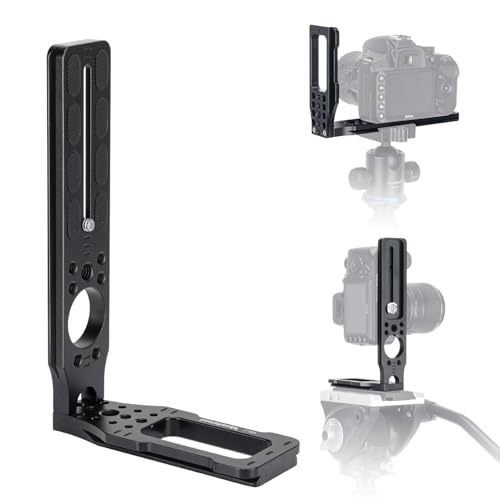 Koolehaoda DSLR-Kamera-L-Halterung, vertikale horizontale Schaltkamera, Schnellwechselplatte, für Canon, Nikon, Sony, DJI, Osmo, Ronin, Zhiyun, Stabilisator, Einbeinstativ Koolehaoda DSLR-Kamera-L-Halterung, vertikale horizontale Schaltkamera, Schnellwechselplatte, für Canon, Nikon, Sony, DJI, Osmo, Ronin, Zhiyun, Stabilisator, Einbeinstativ von koolehaoda