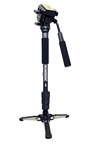 Koolehaoda Kamera Aluminium Einbeinstativ mit Flüssigkeitskopf und faltbarem Stativfuß für DSLR-Kamera. Maximale Höhe 148 cm Koolehaoda Kamera Aluminium Einbeinstativ mit Flüssigkeitskopf und faltbarem Stativfuß für DSLR-Kamera. Maximale Höhe 148 cm von koolehaoda