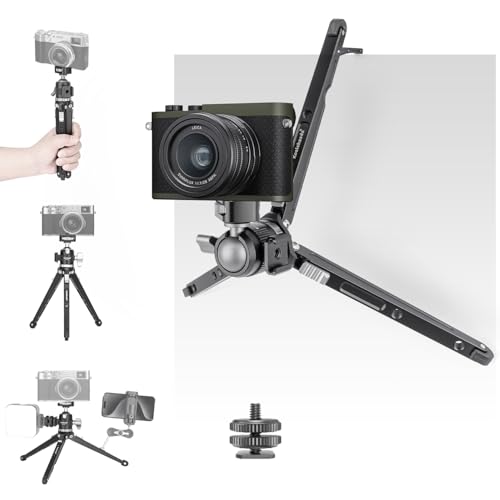 Koolehaoda Mini-Stativ für Kamera, Flexibles Reisestativ, Aluminium, kompaktes Kamerastativ mit 360°-Kugelkopf für Sony/Canon/Nikon SLR DSLR, Taschenständer, Aufnahme von Selfies, Videos, Vlogs Koolehaoda Mini-Stativ für Kamera, Flexibles Reisestativ, Aluminium, kompaktes Kamerastativ mit 360°-Kugelkopf für Sony/Canon/Nikon SLR DSLR, Taschenständer, Aufnahme von Selfies, Videos, Vlogs von koolehaoda