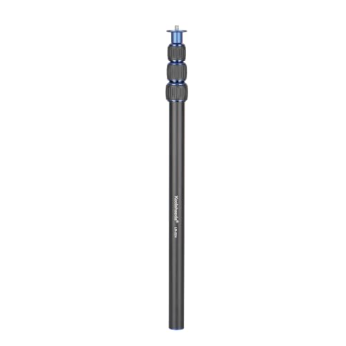 Koolehaoda Stativ-Verlängerungsrohr, 4 Abschnitte (100 cm) Aluminium-Stativ-Mittelsäulenverlängerung, kardanische Verlängerungsstange, Handverlängerungsstange, Teleskopstange für Stativ/DSLR-Kamera von koolehaoda