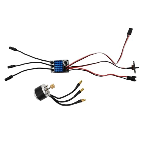 kowaku 2322 Outrunner Brushless Motor 2600kv und ESC Power Upgrade Kit für MN82S 1/12 RC Auto LKW Modell von kowaku
