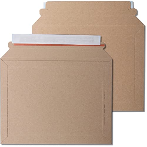 100 x Kraftmax Premium Verpackung/Versandtaschen - Frustfreie Versandtasche aus Pappkarton - DIN A5-23,5 x 18 cm von kraftmax