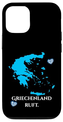 Griechenland ruft – Mein Herz schlägt in Blau-Weiß Hülle für iPhone 12/12 Pro von kriv71