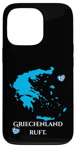 Griechenland ruft – Mein Herz schlägt in Blau-Weiß Hülle für iPhone 13 Pro von kriv71