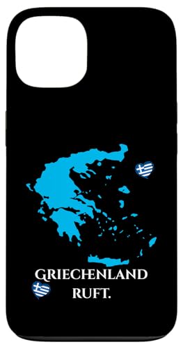 Griechenland ruft – Mein Herz schlägt in Blau-Weiß Hülle für iPhone 13 von kriv71