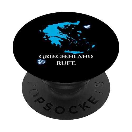 Griechenland ruft – Mein Herz schlägt in Blau-Weiß PopSockets Klebender PopGrip Griechenland ruft – Mein Herz schlägt in Blau-Weiß PopSockets Klebender PopGrip von kriv71