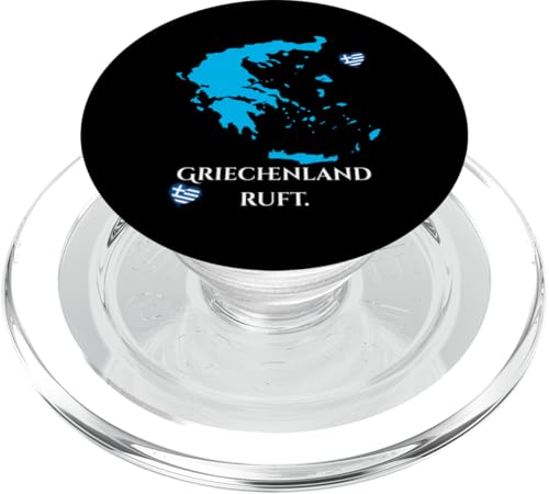 Griechenland ruft – Mein Herz schlägt in Blau-Weiß PopSockets PopGrip für MagSafe Griechenland ruft – Mein Herz schlägt in Blau-Weiß PopSockets PopGrip für MagSafe von kriv71
