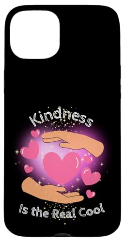 Kindness = Cool – Positivitäts-Design für Kids Hülle für iPhone 15 Plus von kriv71