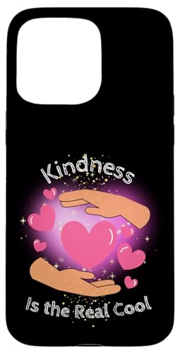 Kindness = Cool – Positivitäts-Design für Kids Hülle für iPhone 15 Pro Max von kriv71