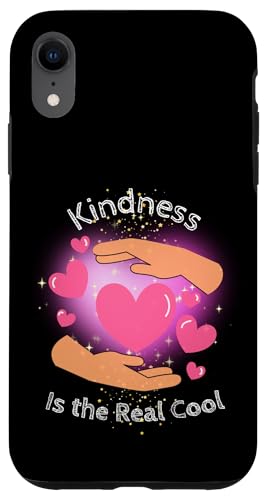 Kindness = Cool – Positivitäts-Design für Kids Hülle für iPhone XR von kriv71