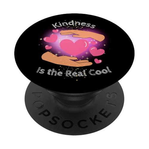 Kindness = Cool – Positivitäts-Design für Kids PopSockets Klebender PopGrip Kindness = Cool – Positivitäts-Design für Kids PopSockets Klebender PopGrip von kriv71