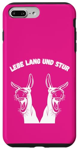 LEBE LANG UND STUR Esel-Style Hülle für iPhone 7 Plus/8 Plus von kriv71