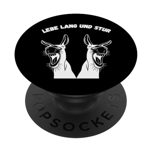 LEBE LANG UND STUR Esel-Style PopSockets Klebender PopGrip LEBE LANG UND STUR Esel-Style PopSockets Klebender PopGrip von kriv71