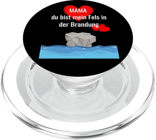 Mama, du bist mein Fels in der Brandung PopSockets PopGrip für MagSafe von kriv71