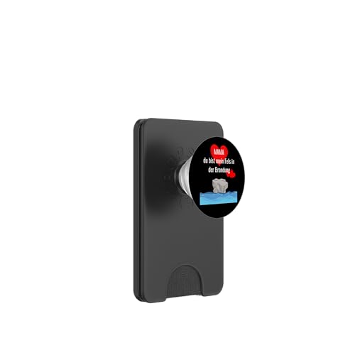Mama, du bist mein Fels in der Brandung PopSockets PopWallet für MagSafe von kriv71