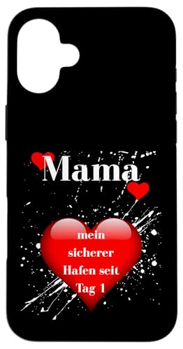 Mein sicherer Hafen – Dankbarer Spruch für Mama Hülle für iPhone 16 Plus von kriv71