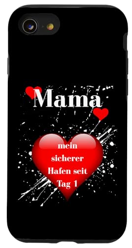 Mein sicherer Hafen – Dankbarer Spruch für Mama Hülle für iPhone SE (2020) / 7 / 8 von kriv71