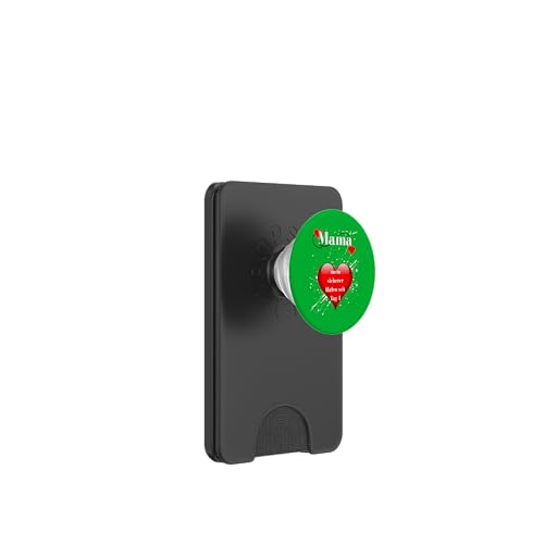 Mein sicherer Hafen – Dankbarer Spruch für Mama PopSockets PopWallet für MagSafe von kriv71