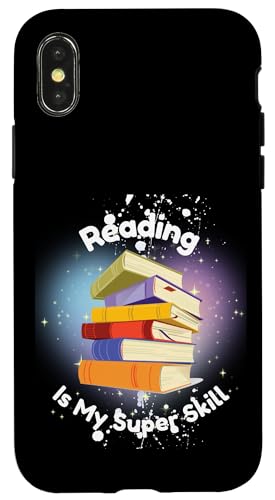 Reading Super Skill – Cooles Design für Bücherfans Hülle für iPhone X/XS von kriv71