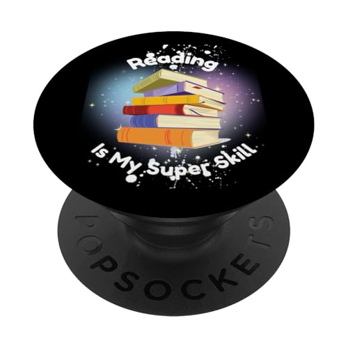 Reading Super Skill – Cooles Design für Bücherfans PopSockets Klebender PopGrip Reading Super Skill – Cooles Design für Bücherfans PopSockets Klebender PopGrip von kriv71