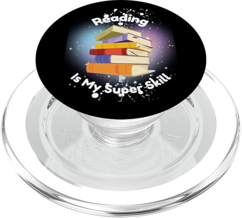 Reading Super Skill – Cooles Design für Bücherfans PopSockets PopGrip für MagSafe Reading Super Skill – Cooles Design für Bücherfans PopSockets PopGrip für MagSafe von kriv71