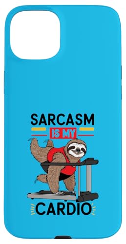Sarcasm Faultier Laufband Fun Hülle für iPhone 15 Plus von kriv71