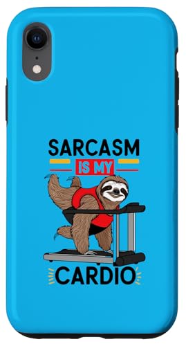 Sarcasm Faultier Laufband Fun Hülle für iPhone XR von kriv71