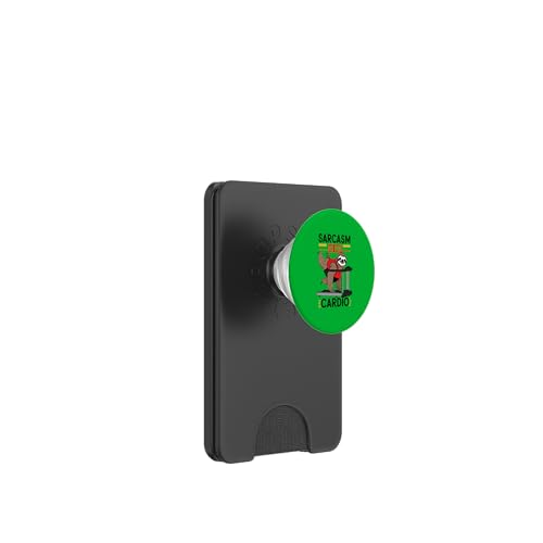 Sarcasm Faultier Laufband Fun PopSockets PopWallet für MagSafe von kriv71