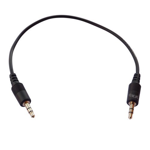 Stereo-Audio-Kabel 30cm, 2x 3,5 mm Klinke - Klinke von kurzekabel