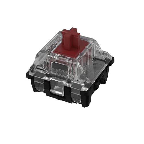 108 Stück Gateron Rot Ks-15 RGB Optische Schalter für alle optischen Schalter Mechanische Tastatur SK61 SK64 (Optisch Rot) von kutethy