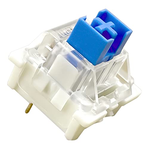 OUTEMU Blau Switch 3 Pin Schalter Gateron und Cherry MX Äquivalent DIY Austauschbarer Schalter für Mechanische Gaming Tastatur (72 Stück, Blau) von kutethy