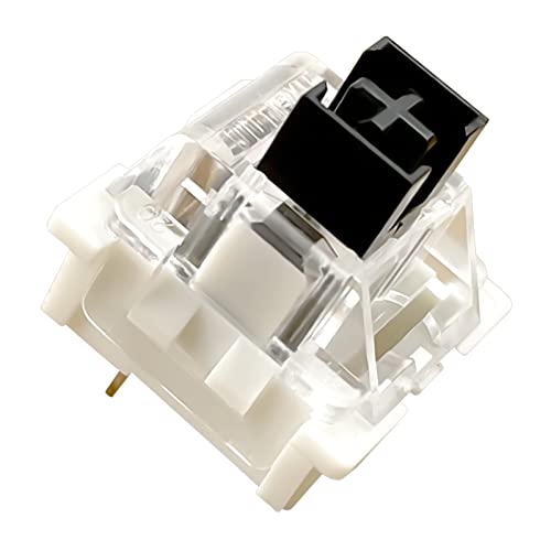 OUTEMU Schwarz Switch 3 Pin Schalter Gateron und Cherry MX Äquivalent DIY Austauschbarer Schalter für Mechanische Gaming Tastatur (72 Stück, Schwarz) von kutethy