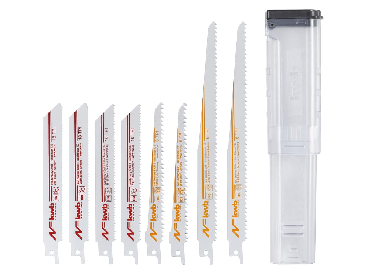 KWB Säbel-Sägeblatt-Set, 576090, 9-teilig KWB Säbel-Sägeblatt-Set, 576090, 9-teilig von kwb