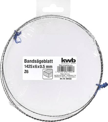 Kwb 081502 Bandsägeblatt, 1425 x 6x 0,65, Z6, Holz 1St. von kwb