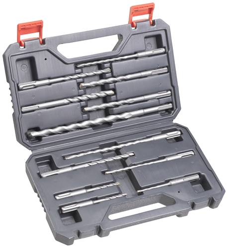 Kwb 240280 40CR-Stahl Hammerbohrer-Set 12teilig 5 mm, 6 mm, 8 mm, 10 mm, 12 mm, 14mm SDS-Plus 1St. von kwb