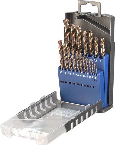 Kwb 248920 HSS-Co Metall-Spiralbohrer-Set 19teilig M35 DIN 338 Zylinderschaft 1St. von kwb