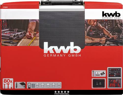 Kwb 370660 Werkzeugkoffer bestückt 80teilig Kwb 370660 Werkzeugkoffer bestückt 80teilig von kwb