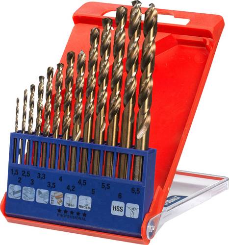 Kwb 421600 HSS-Co Metall-Spiralbohrer-Set 13teilig M35 DIN 338 Zylinderschaft 1St. von kwb
