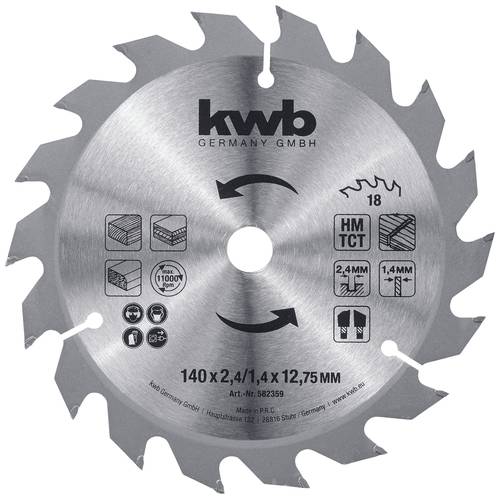 Kwb 582359 Kreissägeblatt 140 x 12.75mm 1St. von kwb