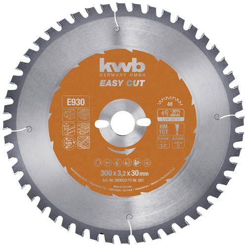 Kwb 593033 Kreissägeblatt 300 x 30mm 1St. Kwb 593033 Kreissägeblatt 300 x 30mm 1St. von kwb