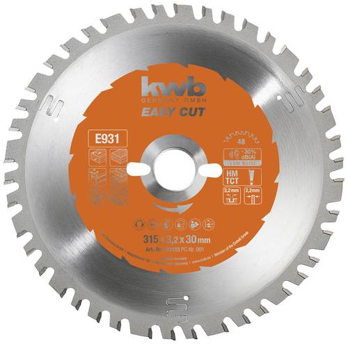 Kwb 593133 Kreissägeblatt 315 x 30mm 1St. Kwb 593133 Kreissägeblatt 315 x 30mm 1St. von kwb